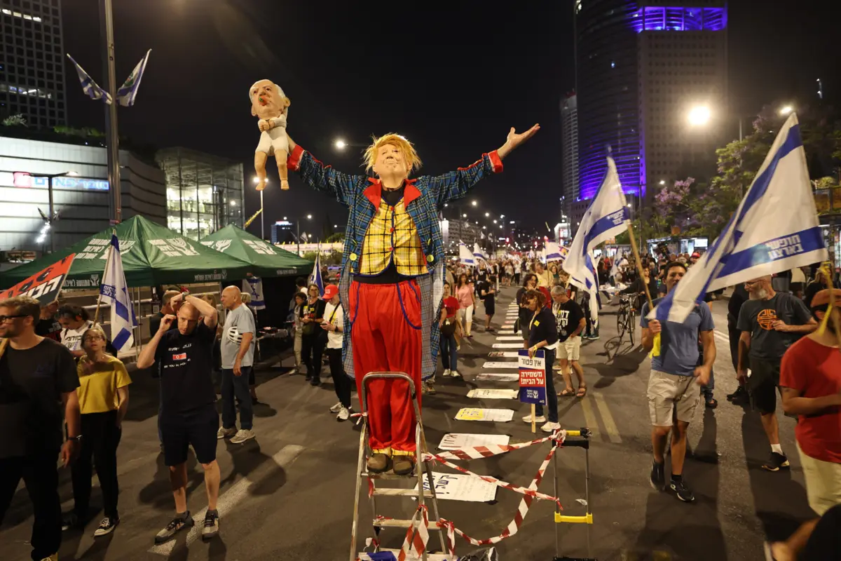 Imagem de contexto do artigo Milhares de israelitas nas ruas a pedir acordo que liberte reféns