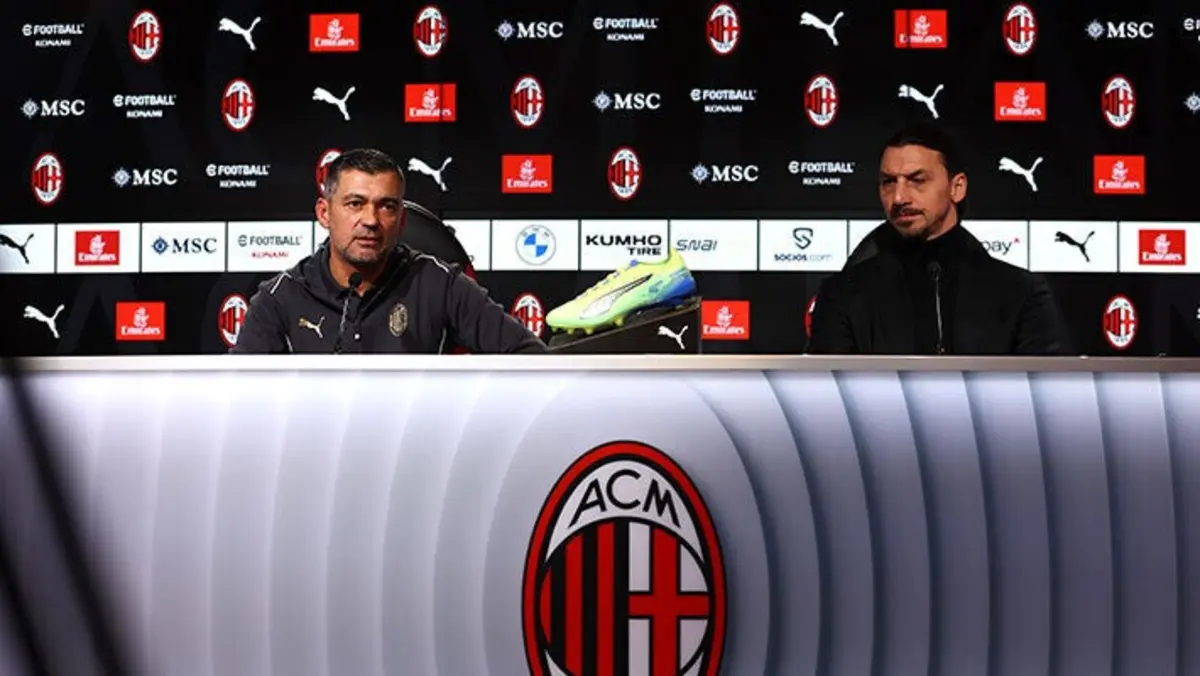 Sérgio Conceição e Zlatan Ibrahimovic são os rostos fortes do atual AC Milan
