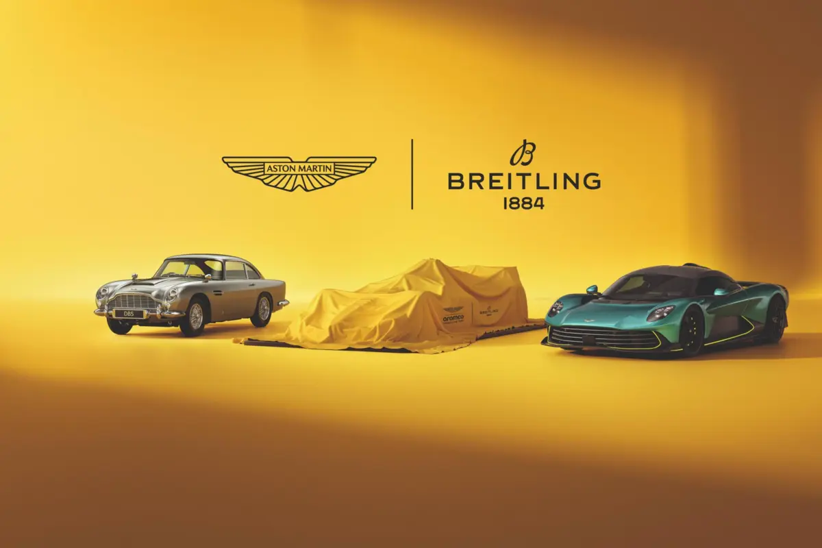 Aston Martin e Breitling são parceiros oficiais