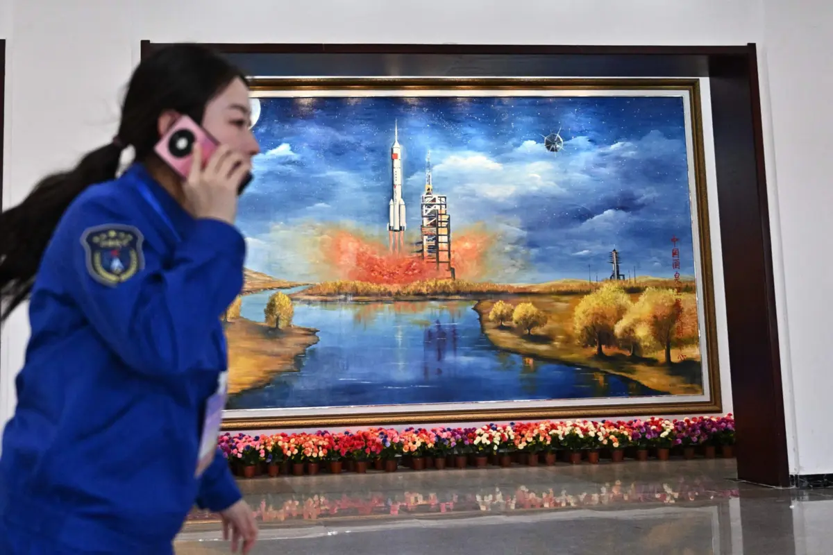 Imagem de contexto do artigo China lança três astronautas para substituir tripulação da sua estação espacial