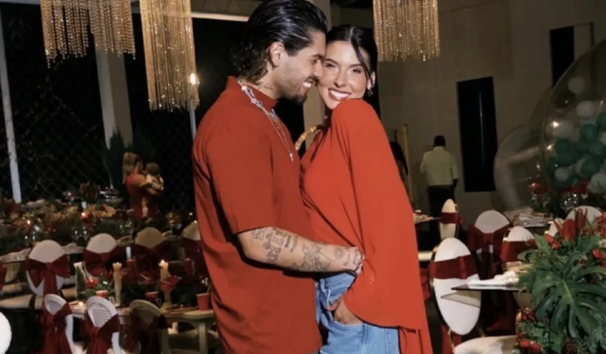 Zé Felipe e Ana Castelo passaram o Natal juntos, em família