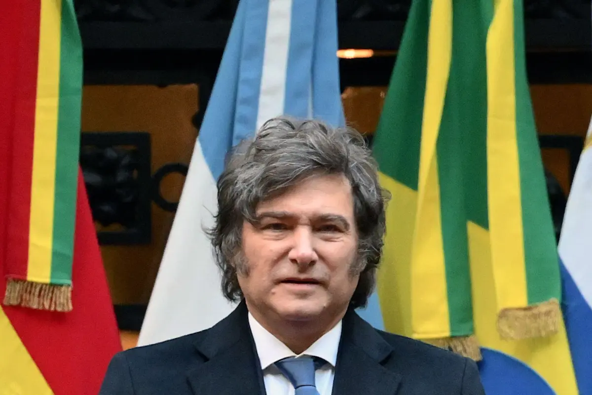 O presidente da Argentina, Javier Milei