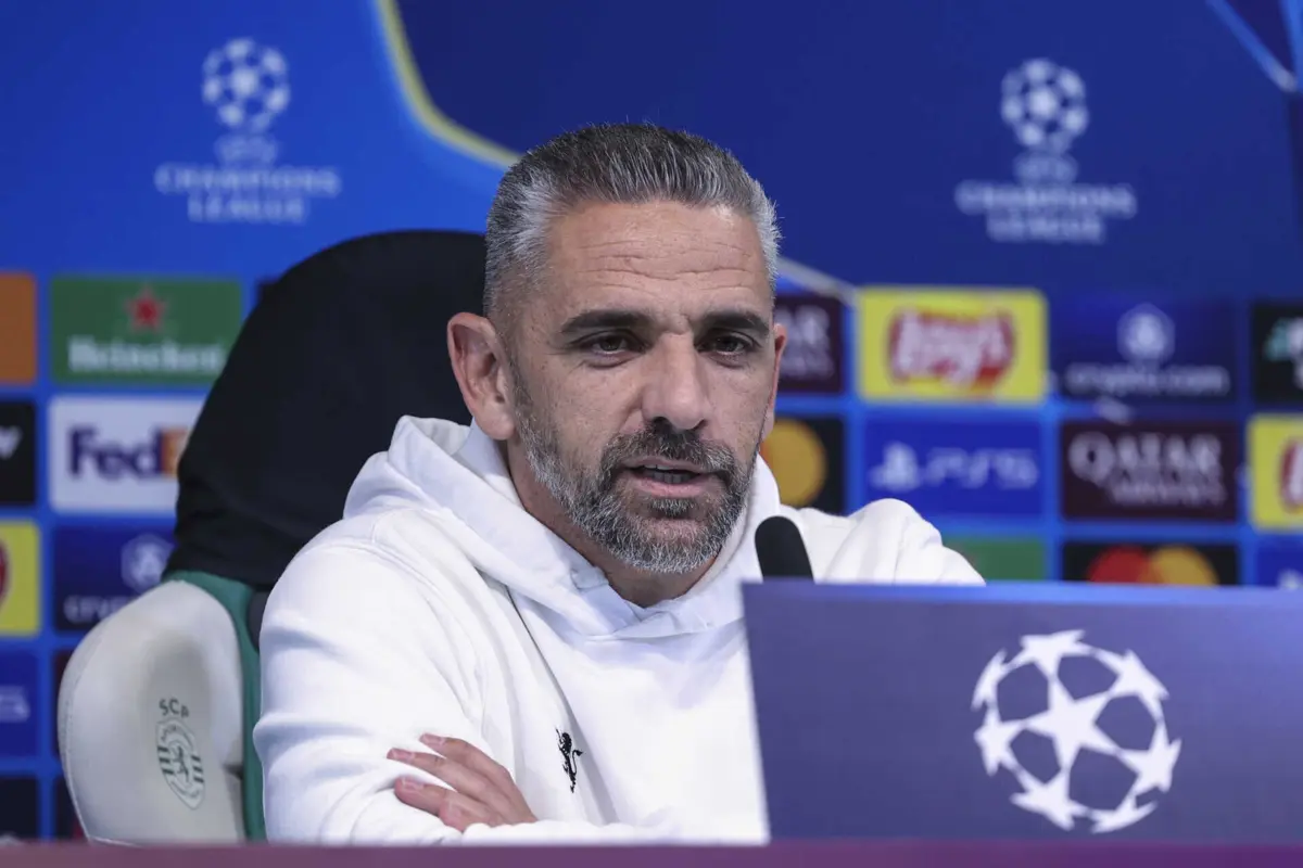 Rui Borges, treinador do Sporting