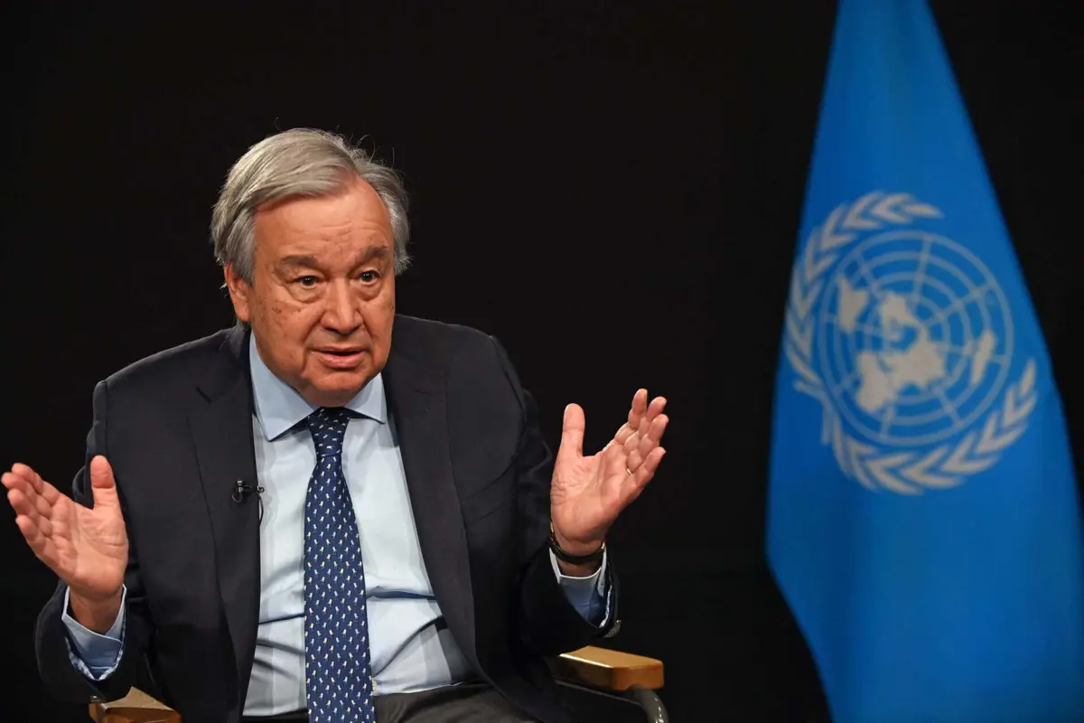 António Guterres fiz que "estamos a viver um colapso climático em tempo real"