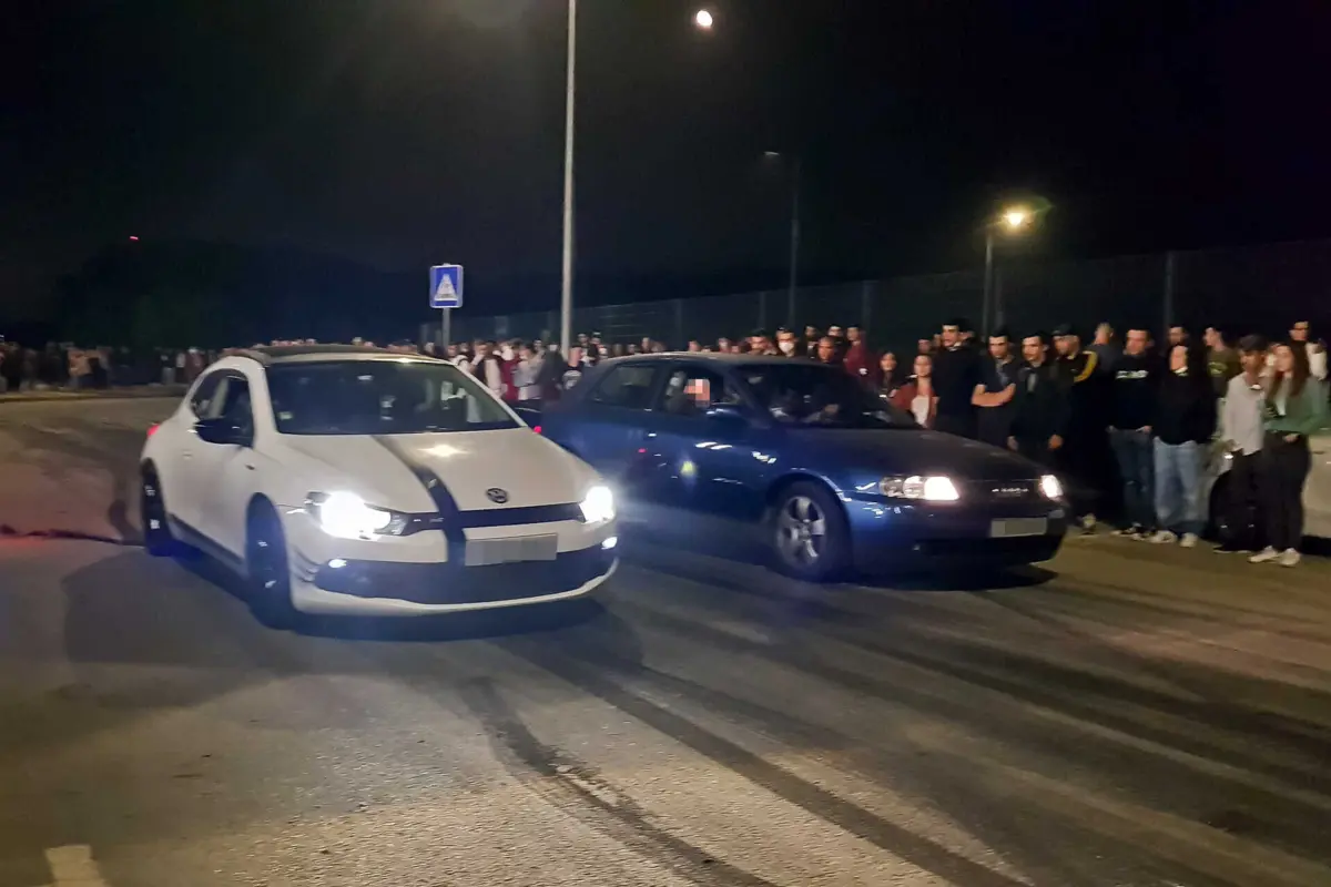 A PSP recebeu denúncias de corridas ilegais na zona industrial das Travessas, em São João da Madeira