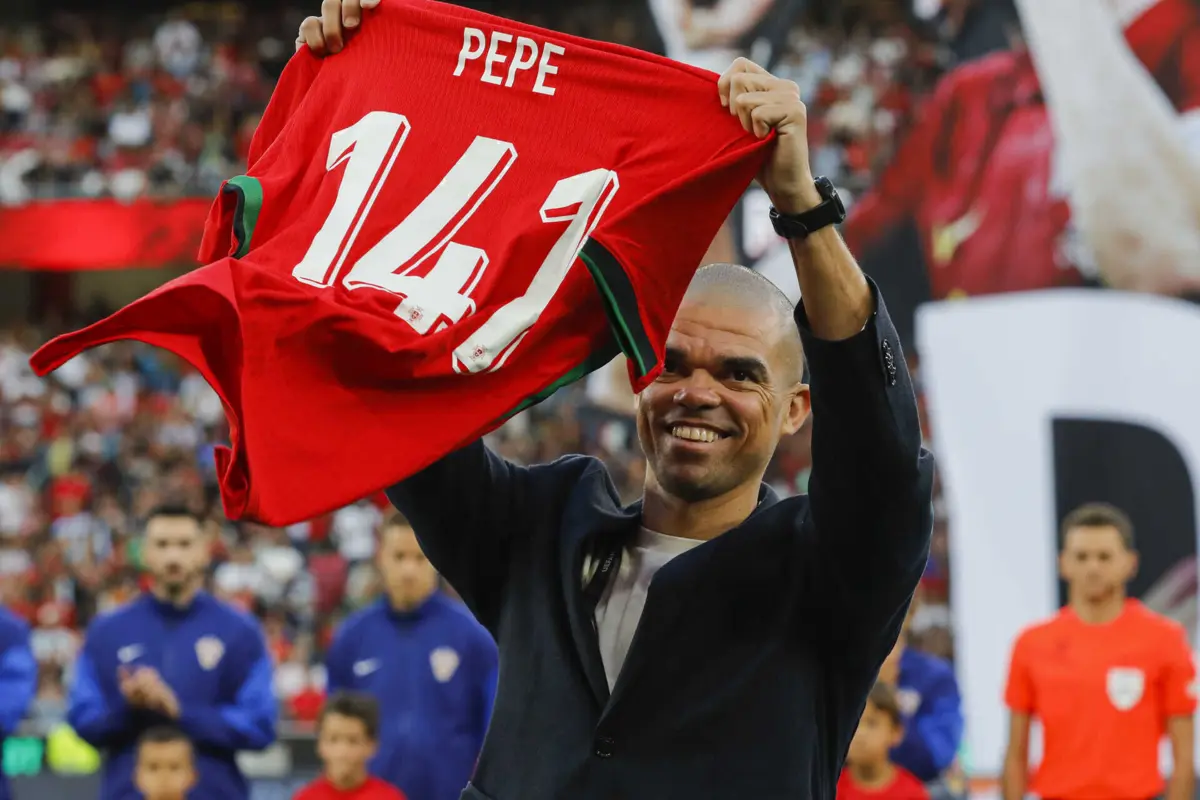 Pepe terminou a carreira com 141 internacionalizações