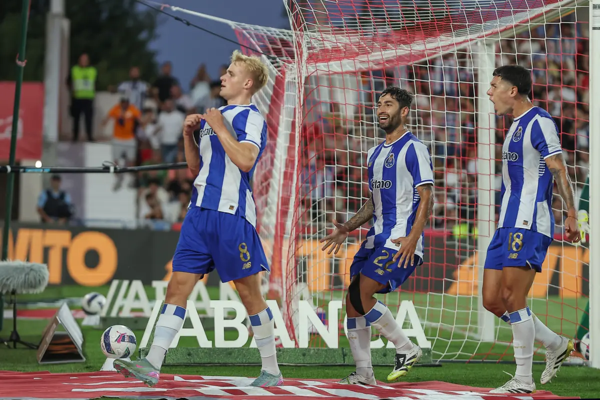 Froholdt abriu o marcador para o F. C. Porto em Barcelos