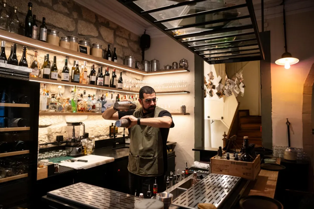 André Santos, no Panóplia Bar