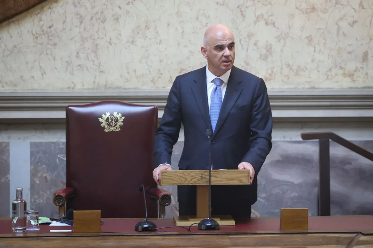 Secretário-geral do Conselho da Europa, Alain Berset, na Assembleia da República, em Lisboa