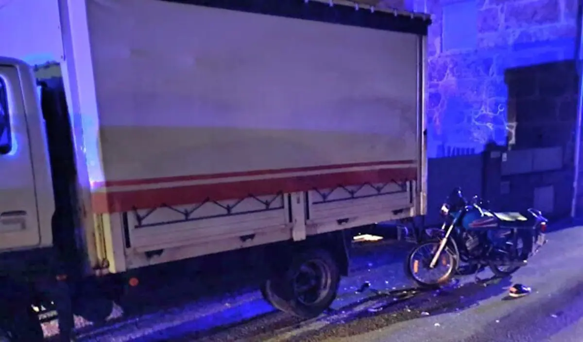 O acidente aconteceu na rua da Leira, em São Faustino, em Vizela