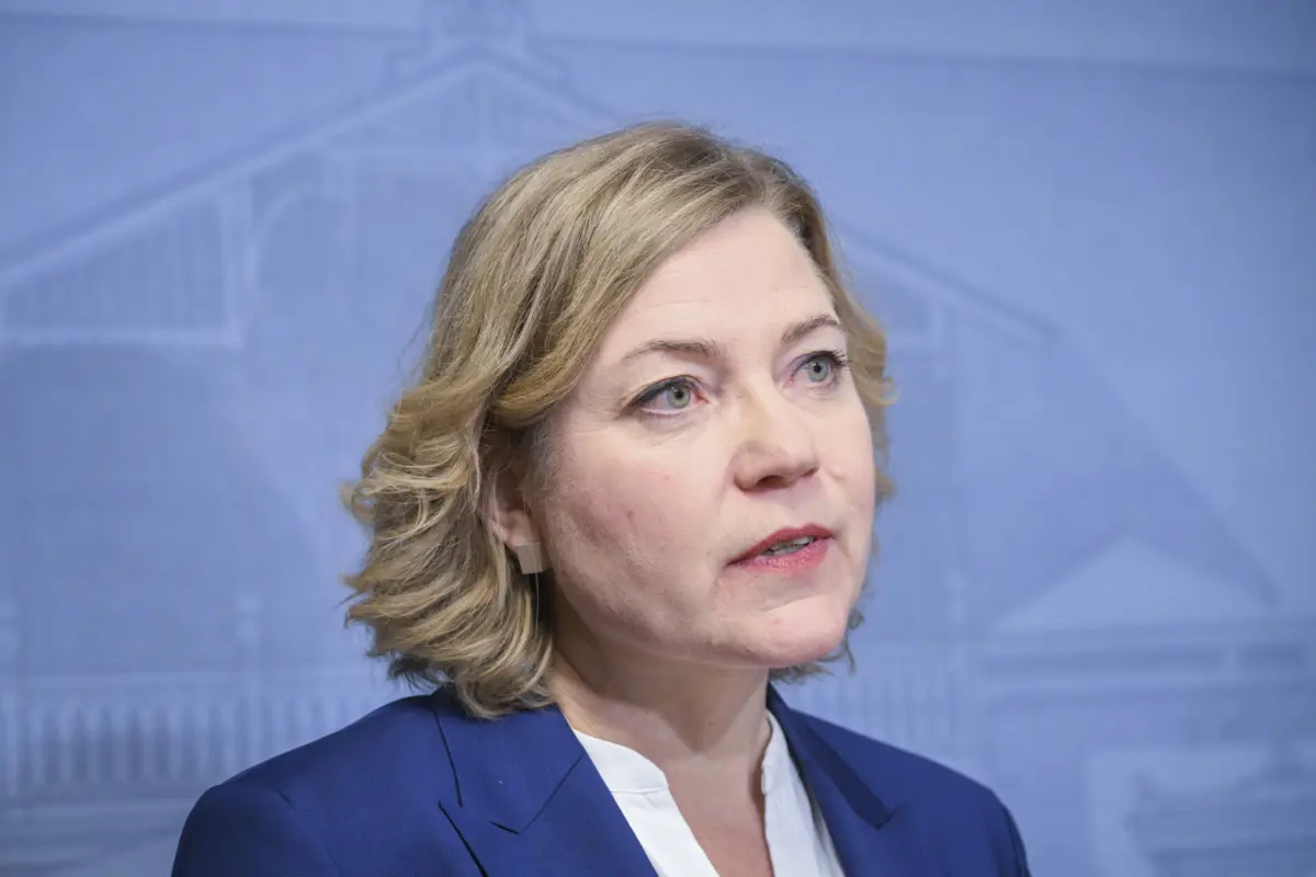 Vice-presidente executiva da Comissão Europeia para a Soberania Tecnológica, Segurança e Democracia, Henna Virkkunen