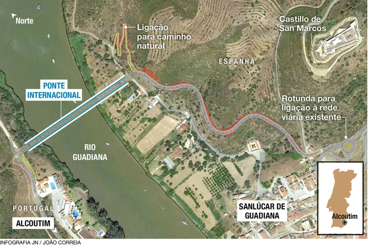 Imagem de contexto do artigo Governo autoriza construção de ponte de Alcoutim em reserva ecológica