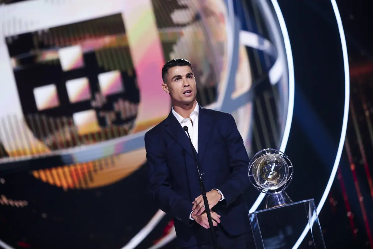 Cristiano Ronaldo recebeu Globo Prestígio