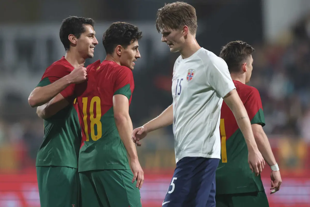 André Almeida marcou o golo de Portugal