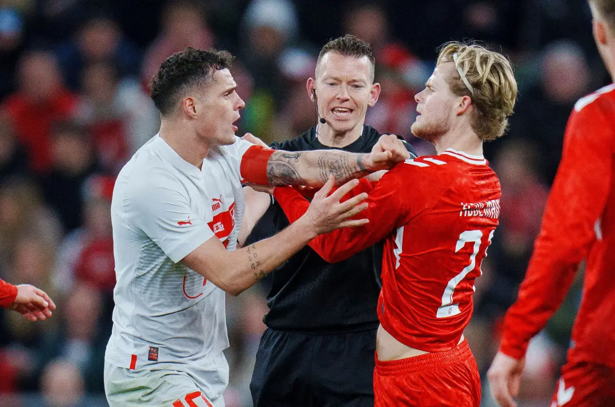 Granit Xhaka e Morten Hjulmand