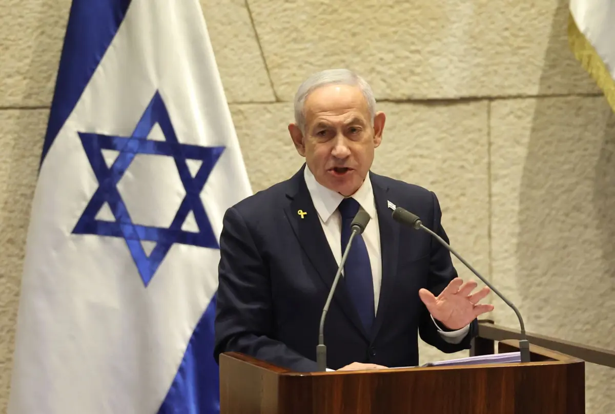 Benjamin Netanyahu, primeiro-ministro israelita