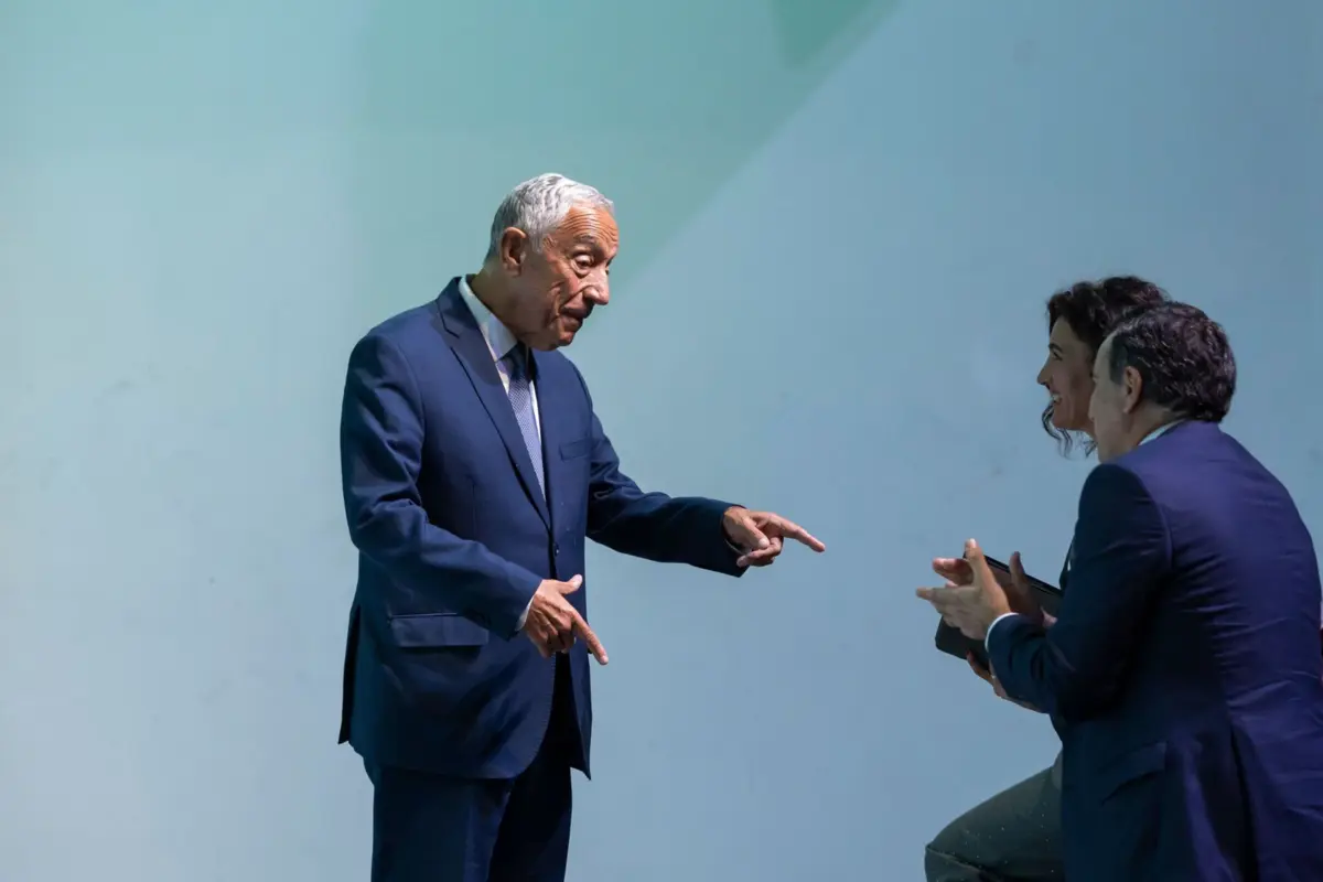 Marcelo Rebelo de Sousa esteve no Campus de Carcavelos da Universidade Nova de Lisboa