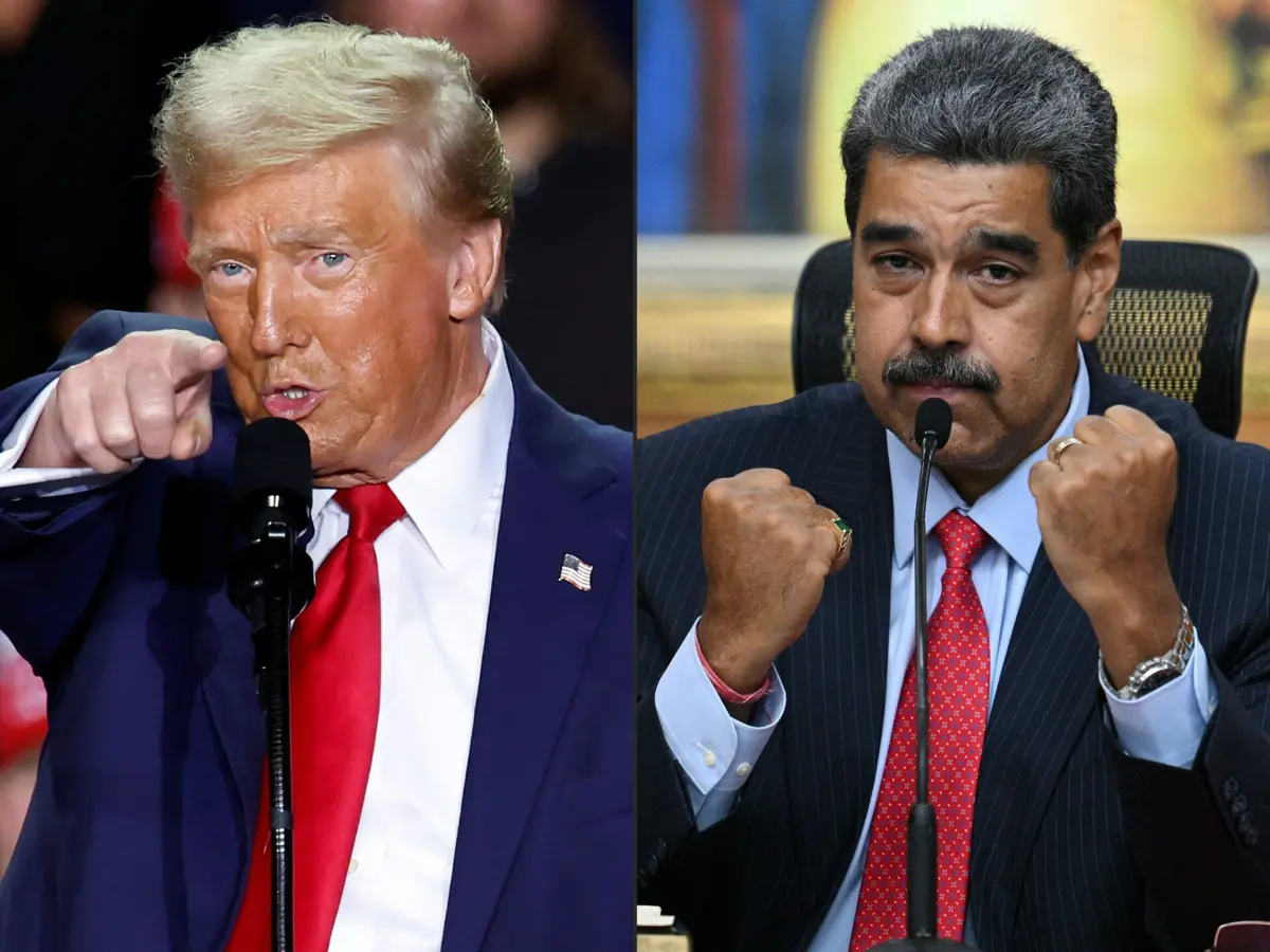 Donald Trump e Nicolás Maduro