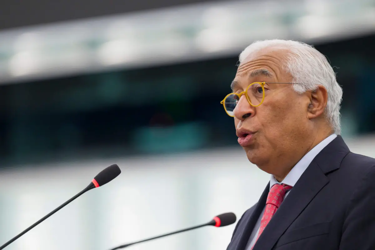 O presidente do Conselho Europeu, António Costa