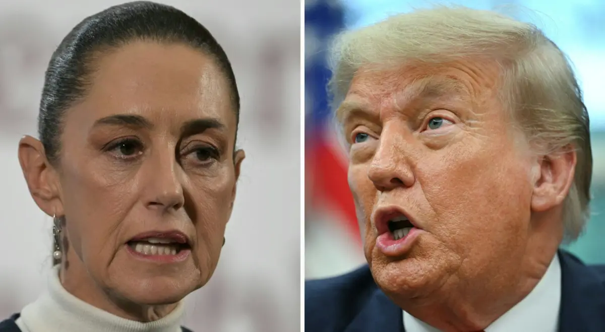 Claudia Sheinbaum (a presidente do México) tem sido pressionada por Trump para acabar com o tráfico de drogas para os EUA