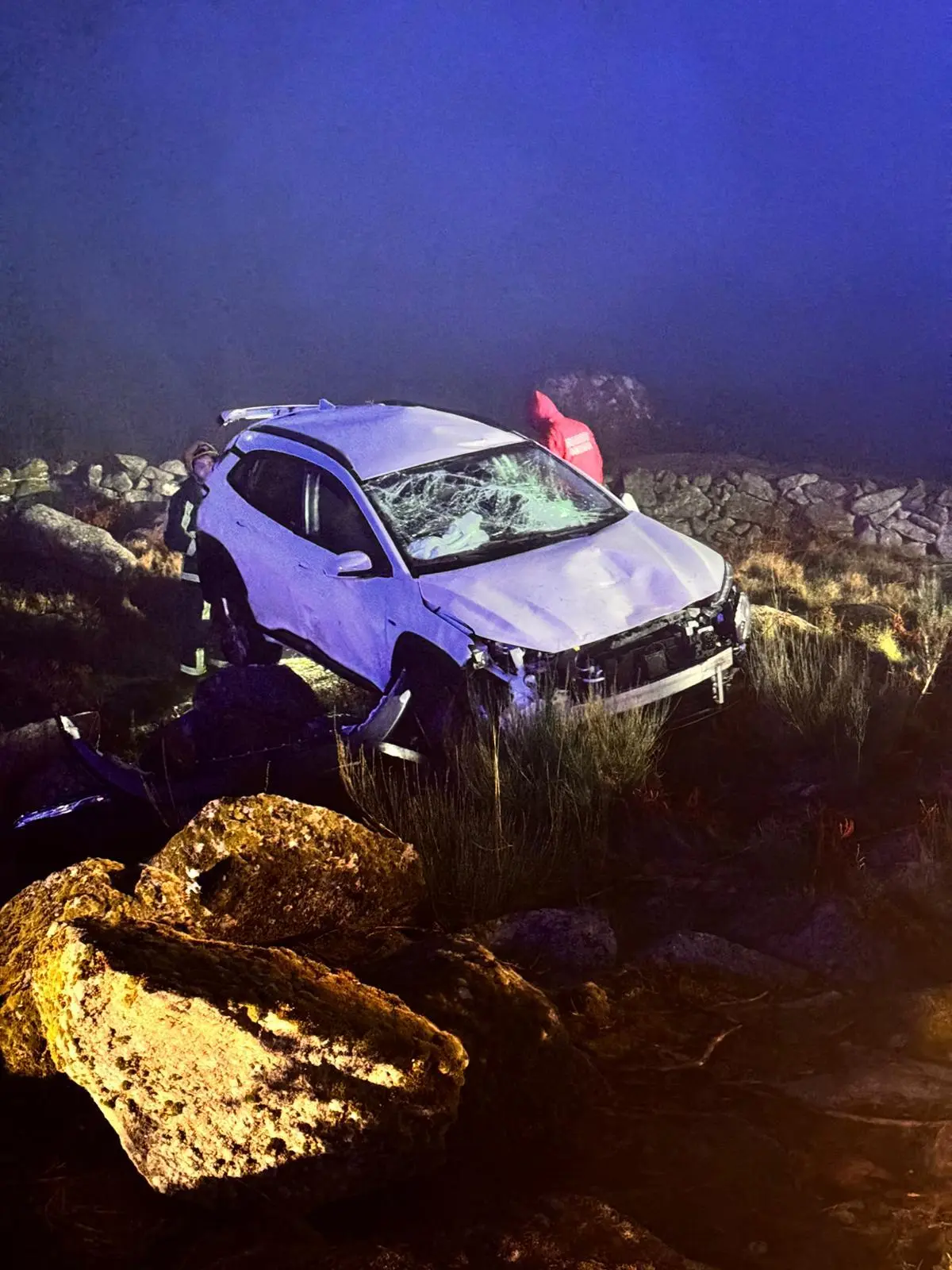 O acidente ocorreu na zona de Merujal, na freguesia de Urrô