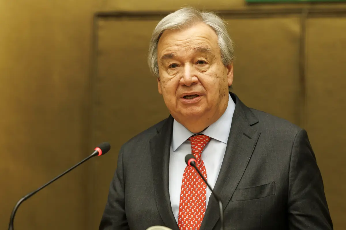 Imagem de contexto do artigo Guterres alerta que o planeta está "à beira do abismo"