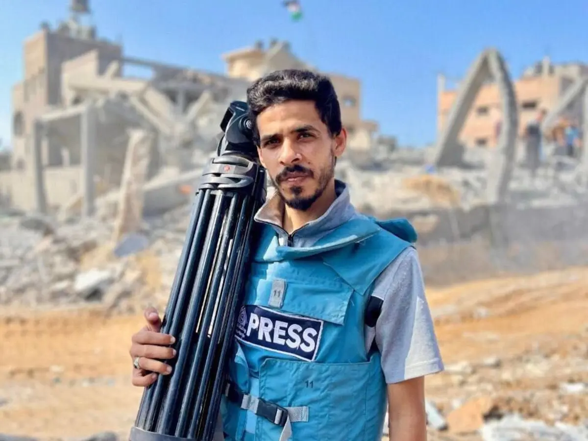 Imagem de contexto do artigo Mais um jornalista morto num bombardeamento em Gaza. Número total sobe para 248