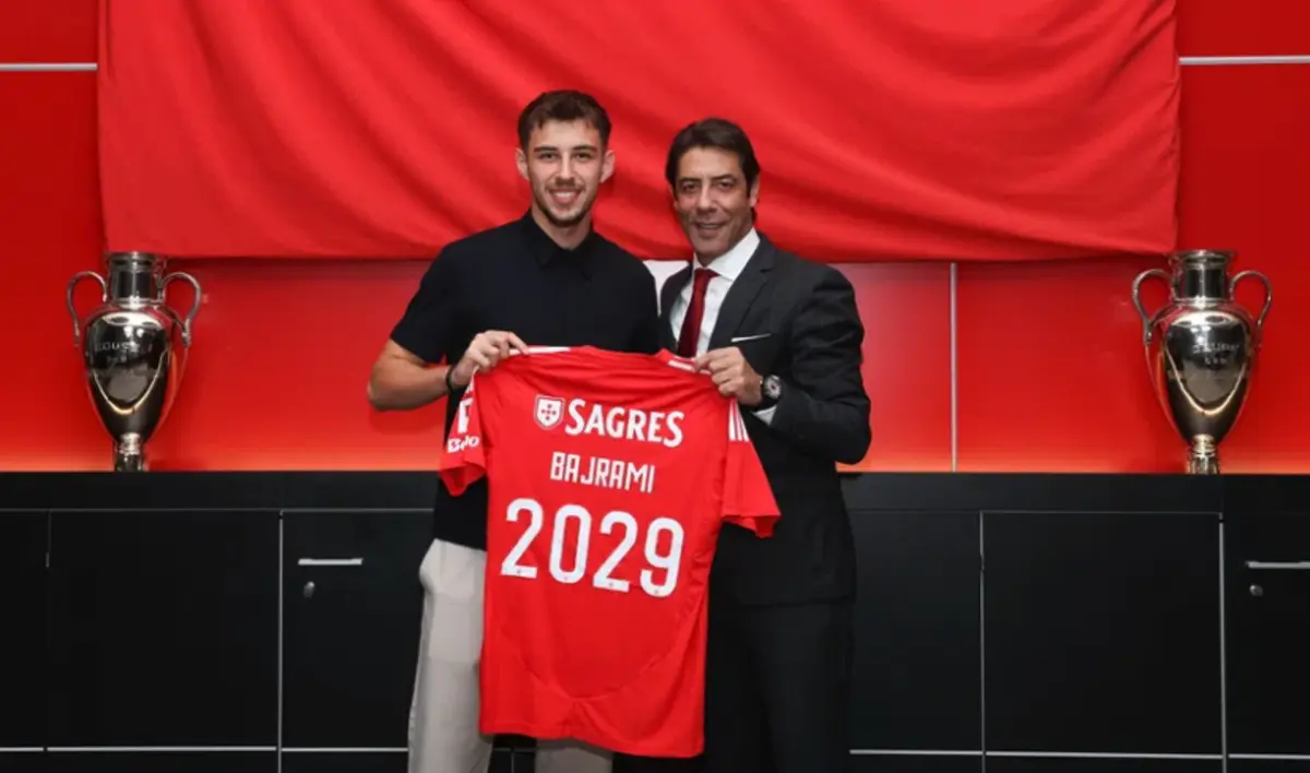 Bajrami representou o Benfica entre 2018 e 2025