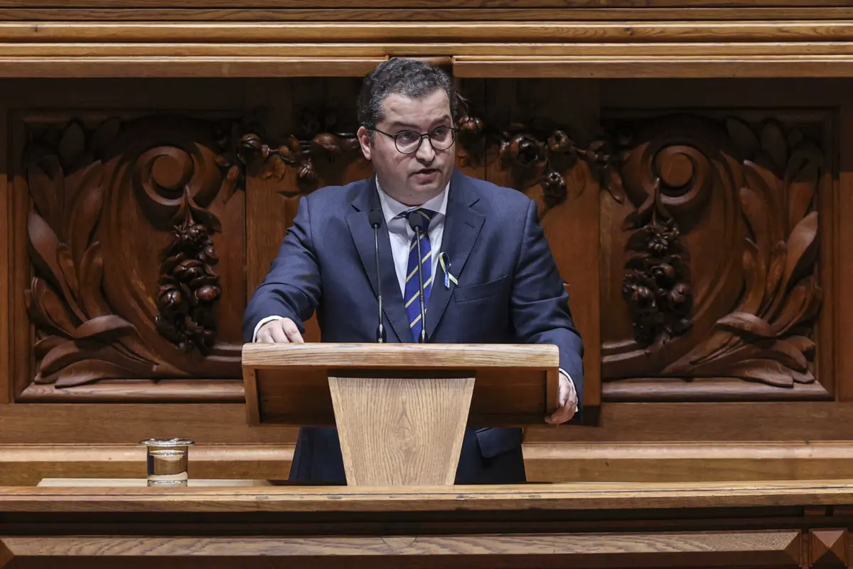 O líder parlamentar do PSD, Joaquim Miranda Sarmento