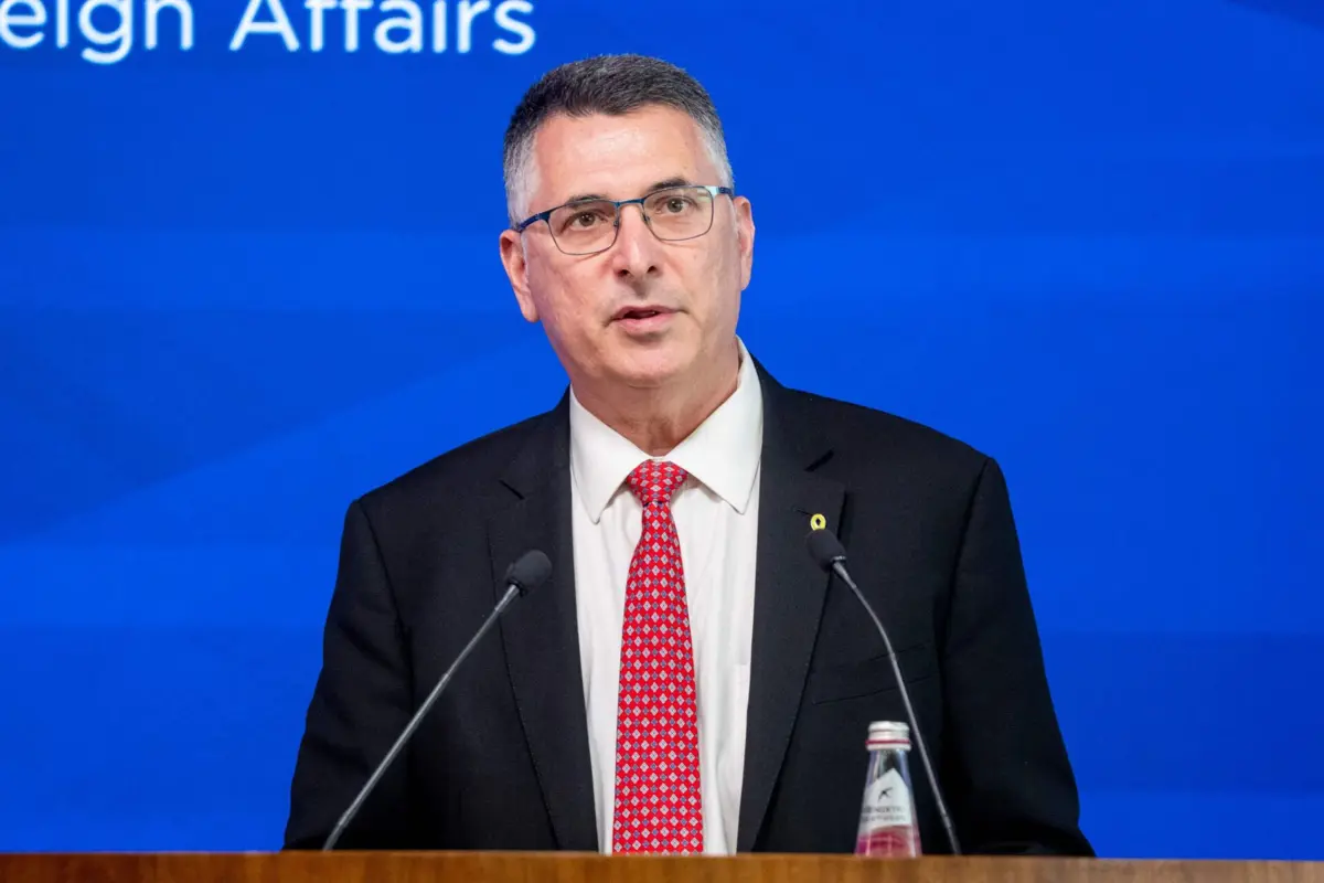 O ministro dos Negócios Estrangeiros israelita, Gideon Saar