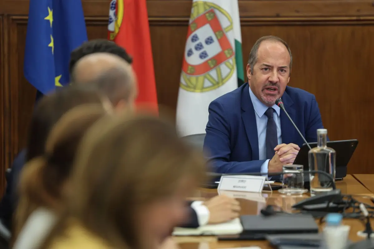 Santos Pereira no parlamento, na audição obrigatória antes de ser indigitado como governador do BdP