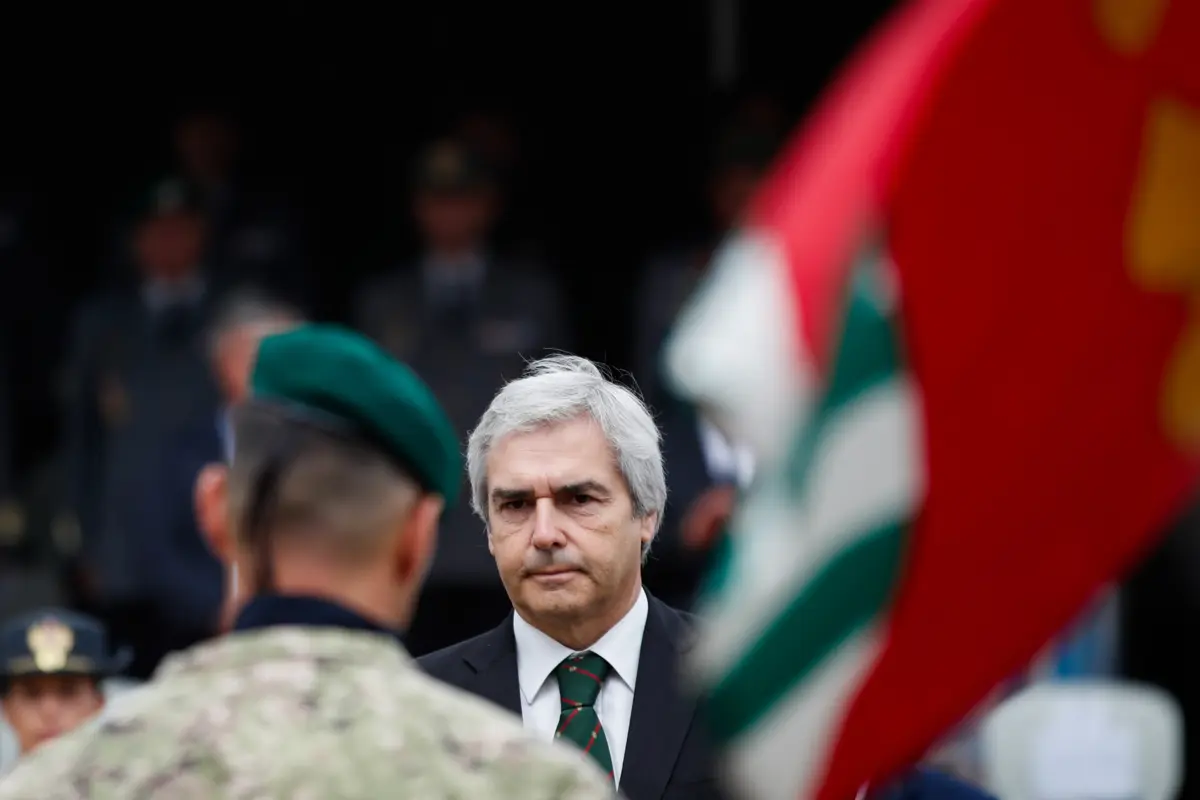 O ministro da Defesa, Nuno Melo