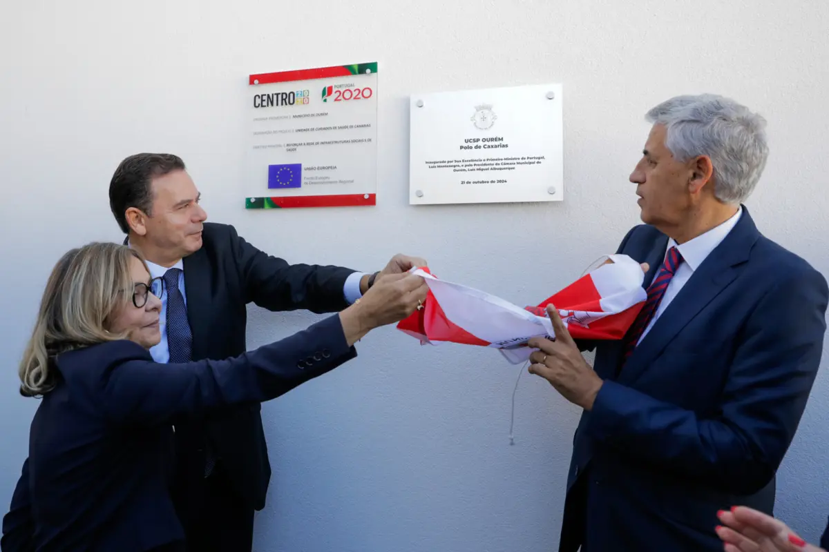 Luís Montenegro esteve em Ourém para a inauguração de duas unidades de saúde