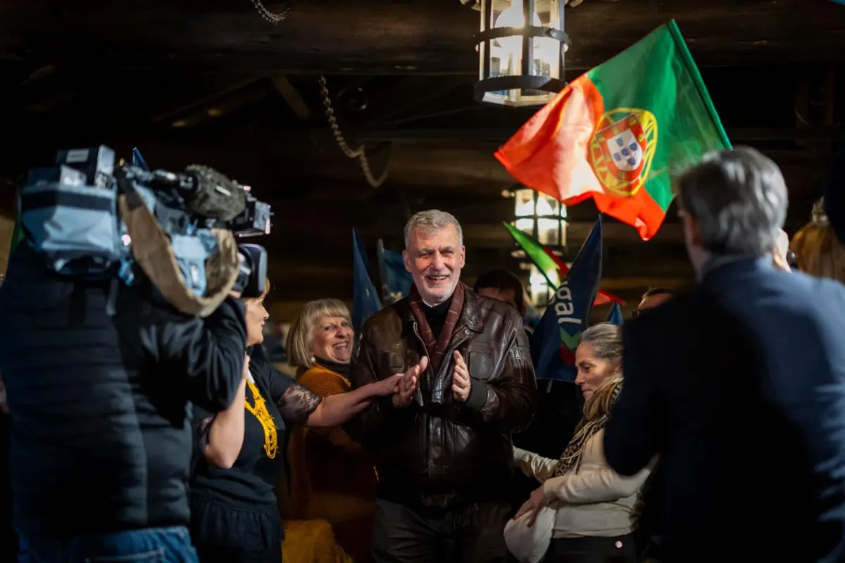 O candidato presidencial Henrique Gouveia e Melo