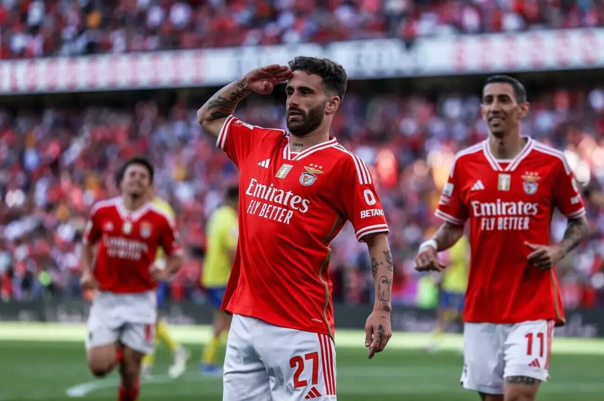 Rafa foi eleito homem do jogo na última partuda no Estádio da Luz