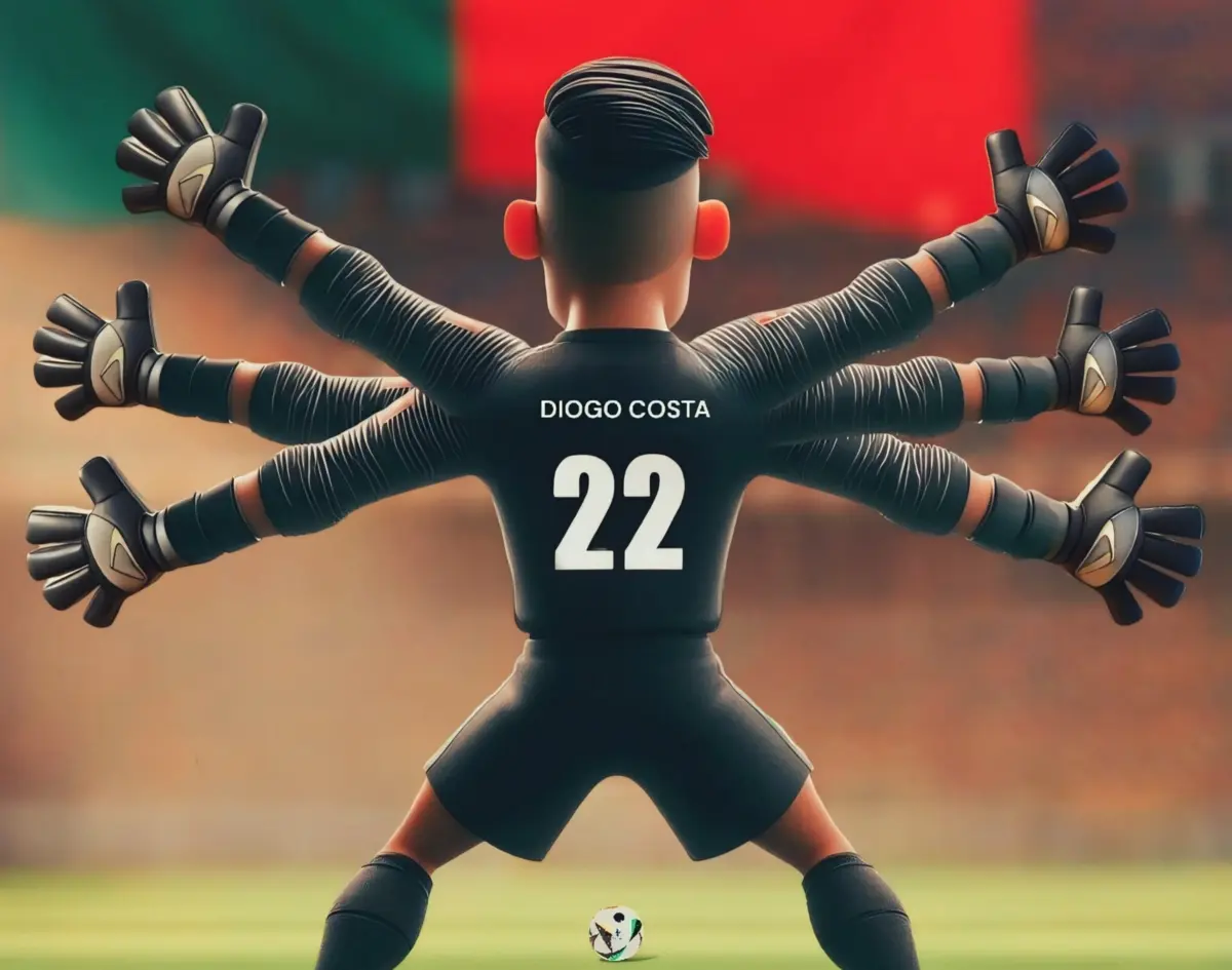 Imagem de contexto do artigo Imaginação ao rubro na Internet com memes sobre Diogo Costa