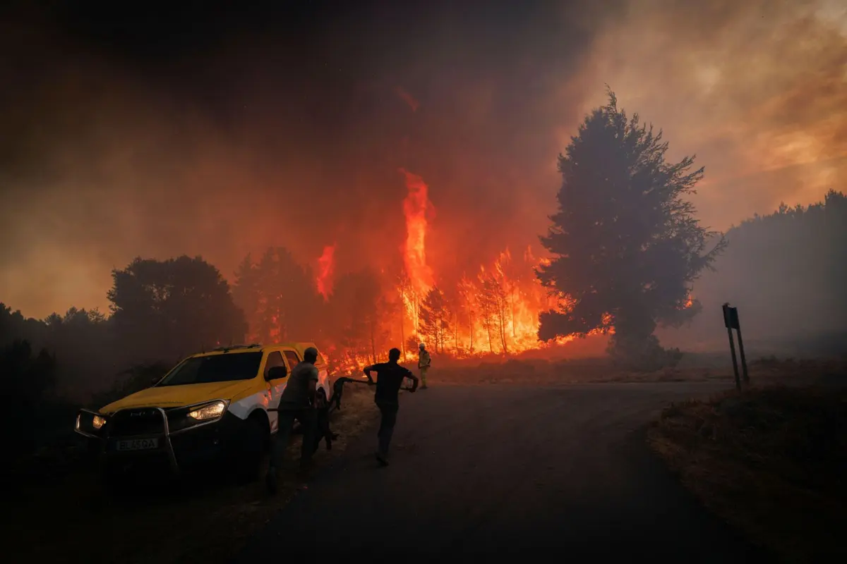 Incêndio rural em Tabuaço começou no domingo à noite na freguesia de Távora e Pinheiro