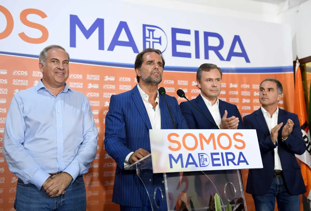 Imagem de contexto do artigo CDS admite acordo com PAN e IL na Madeira por proximidade "ideológica"