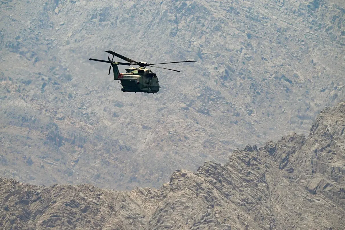 Imagem de contexto do artigo Helicóptero Super Puma francês chega hoje para reforçar dispositivo de combate