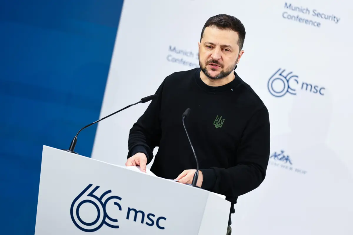 Volodymyr Zelensky em Munique
