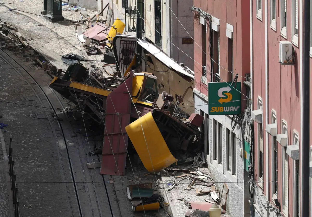 Imagem de contexto do artigo Edifício em que embateu Elevador da Glória possui "totais condições de segurança"