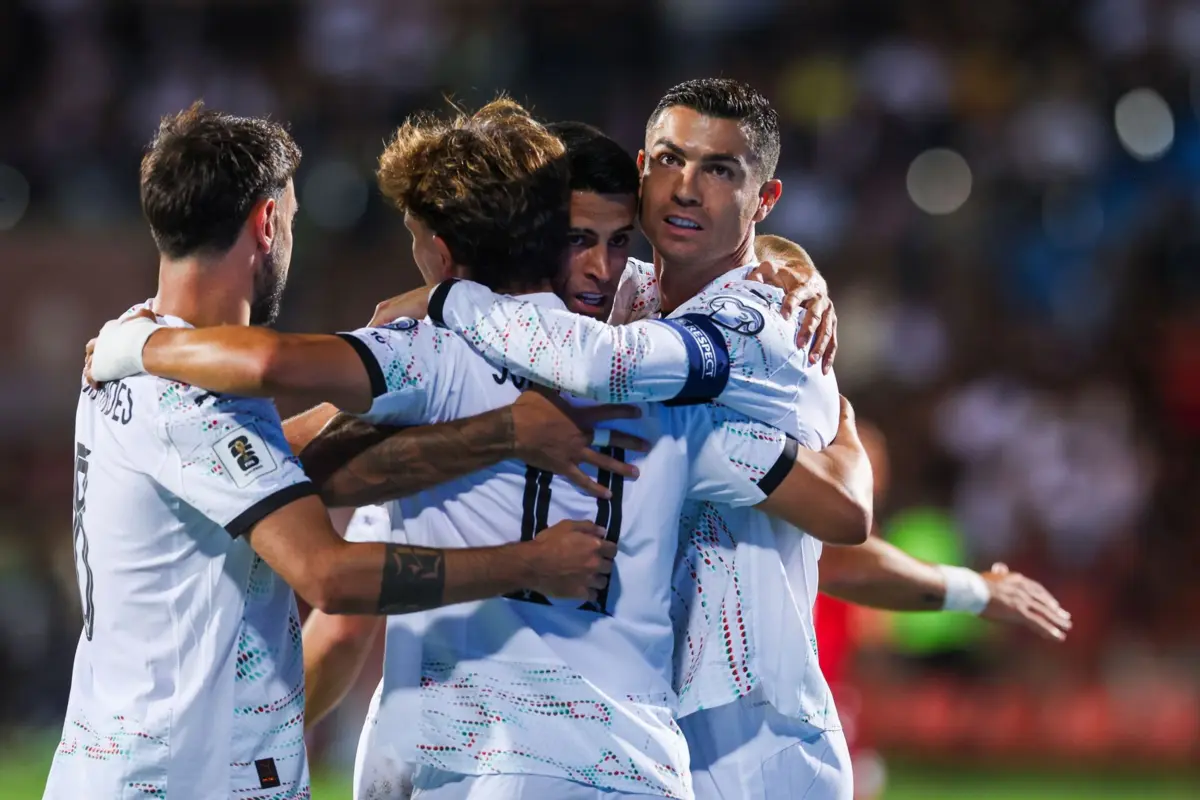 Imagem de contexto do artigo Portugal a vencer Arménia ao intervalo