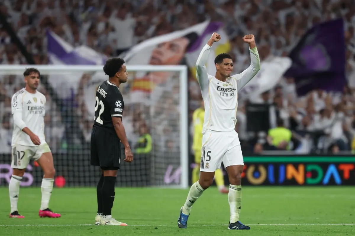 Jude Bellingham marcou o golo que deu o triunfo ao Real Madrid sobre a Juventus