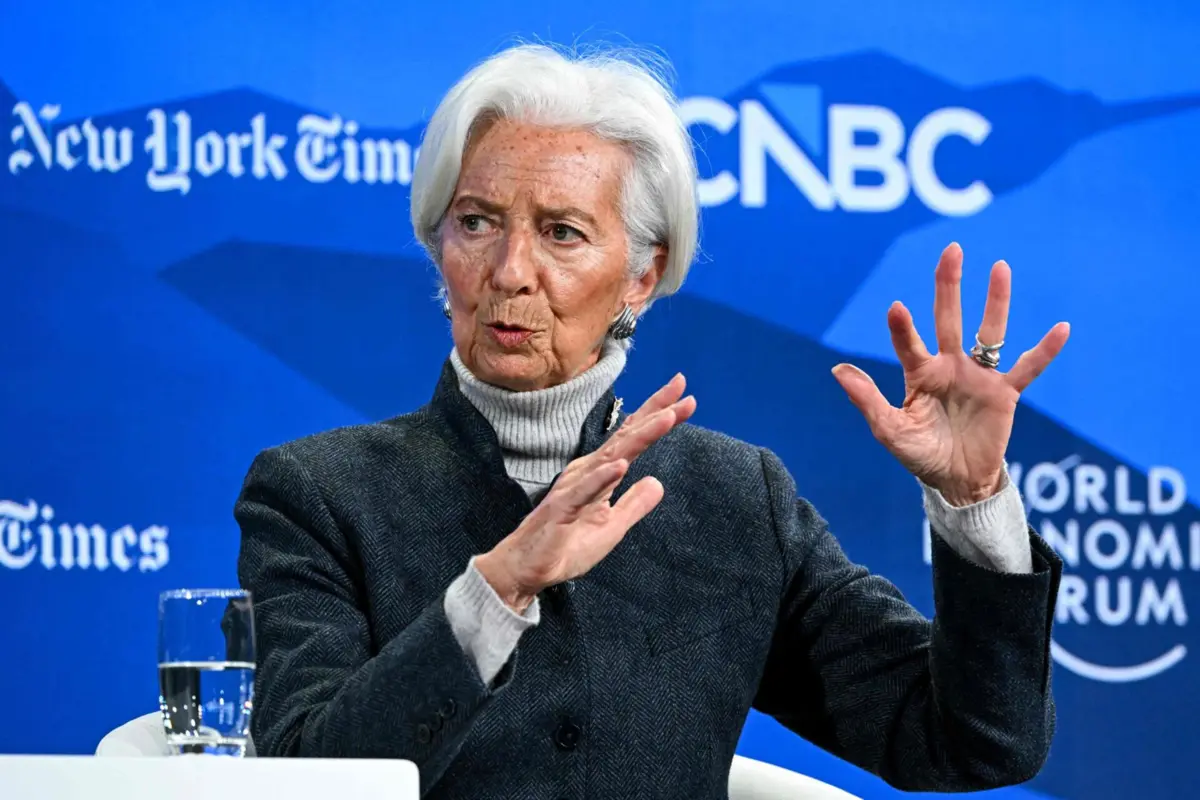 A presidente do Banco Central Europeu (BCE), Christine Lagarde