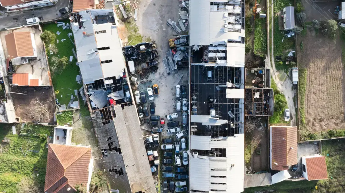 Tempestades deixaram rasto de destruição