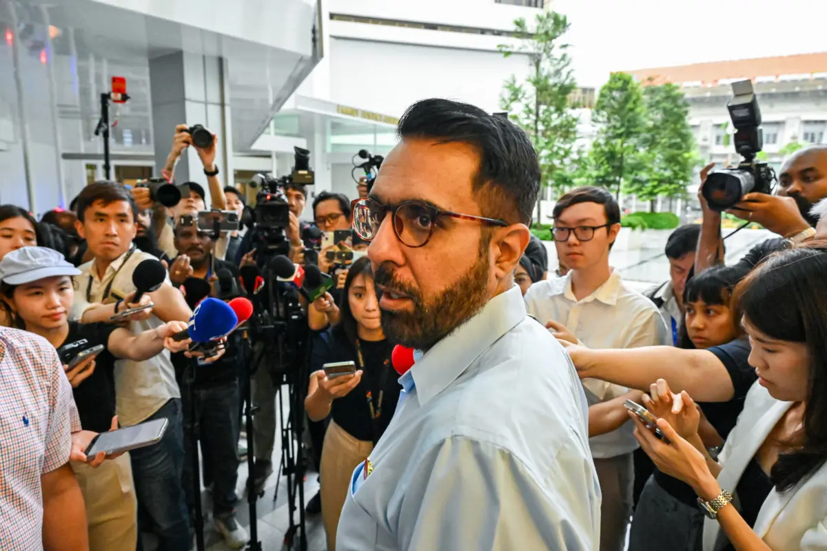 O líder da oposição de Singapura, Pritam Singh