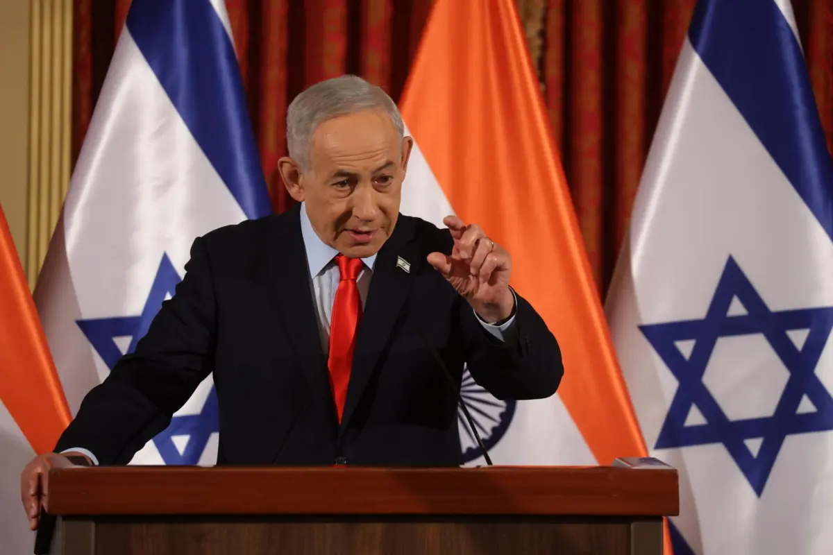 Benjamin Netanyahu, primeiro-ministro israelita
