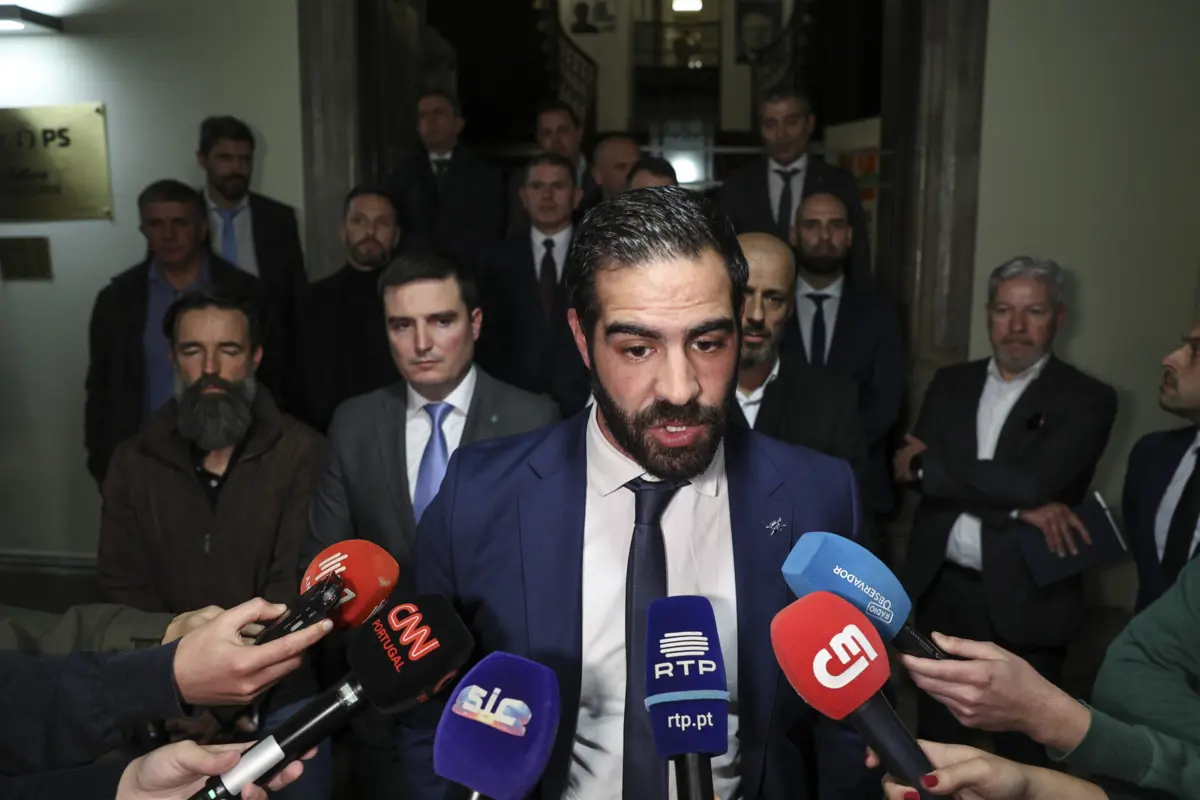 O presidente do Sindicato Nacional de Oficiais de Polícia, Bruno Pereira