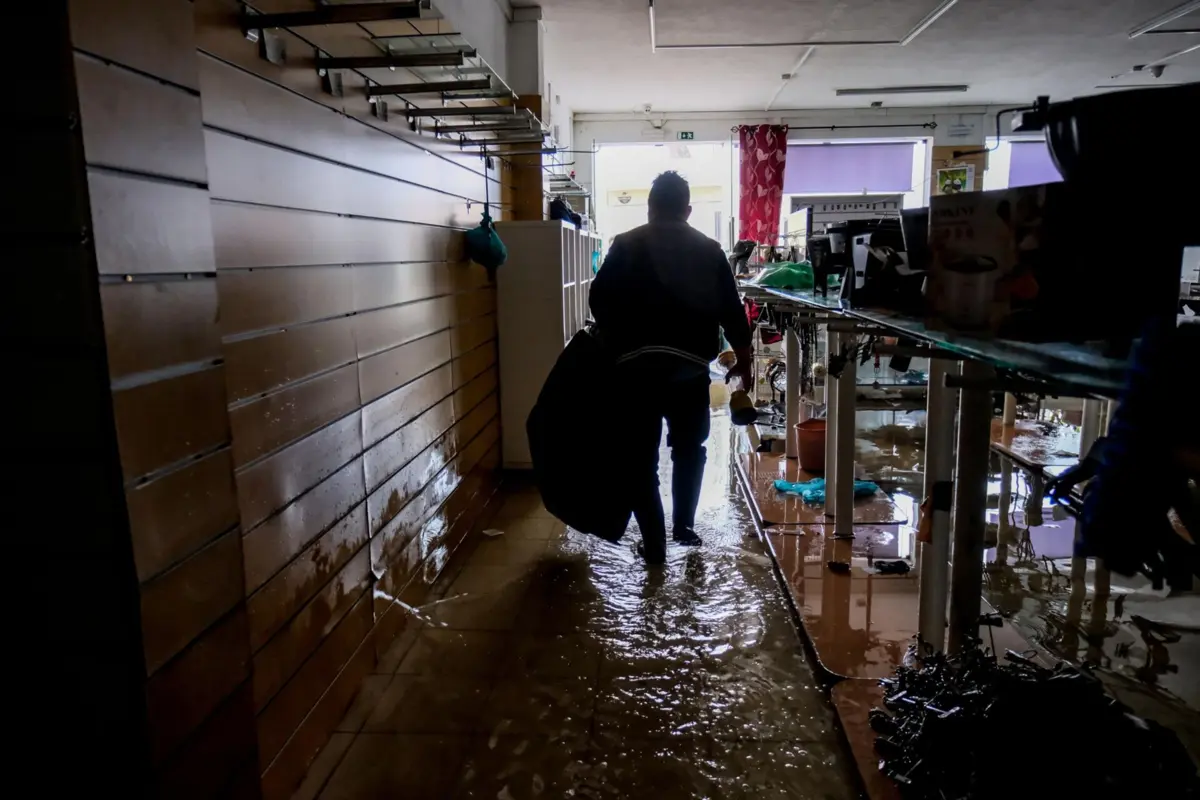 Imagem de contexto do artigo Médio Tejo mantém "duplo alerta" após tempestade Kristin e prepara-se para risco de cheias