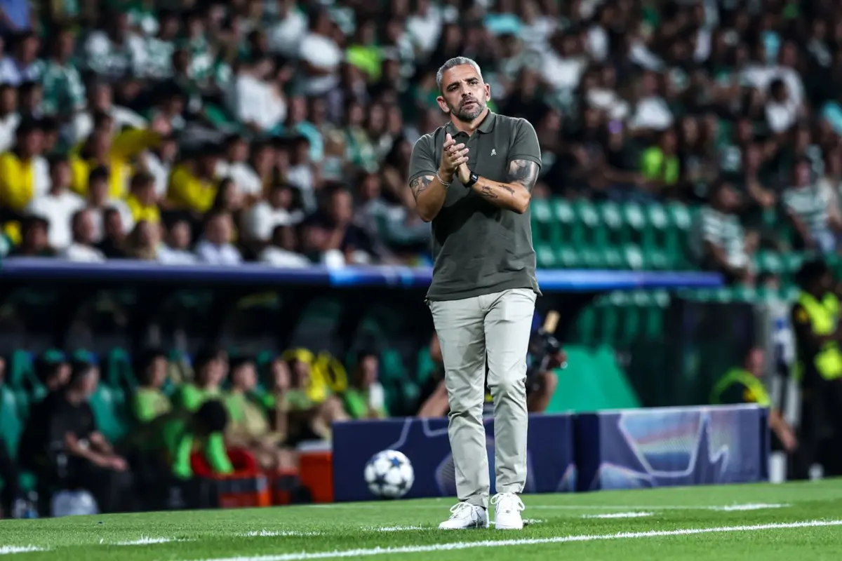 Rui Borges, treinador do Sporting